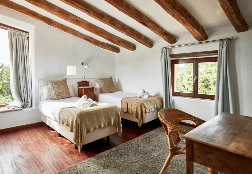 Bright room with natural light